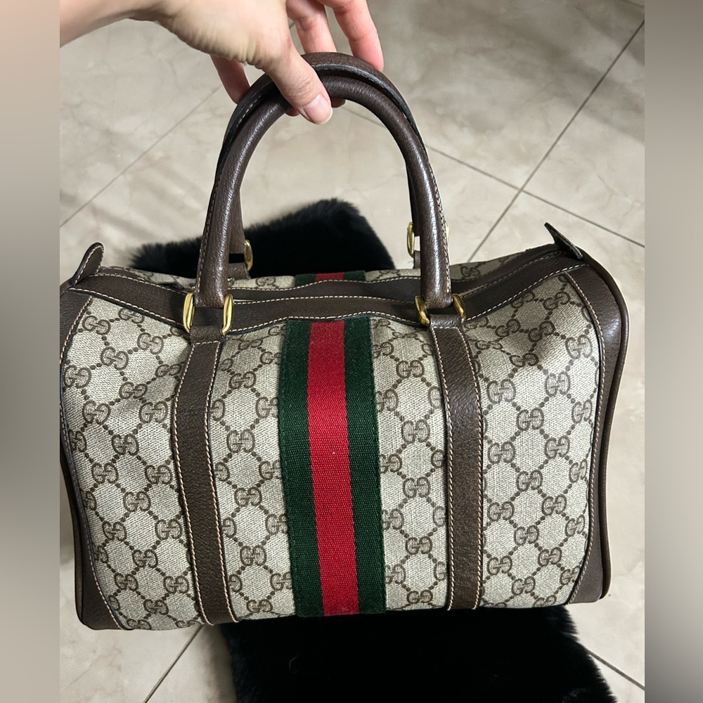 ❤️Gucci Sherry line Boston Bag